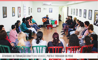 Pedro Munho no Espaço Paulo Freire